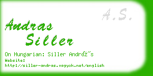 andras siller business card